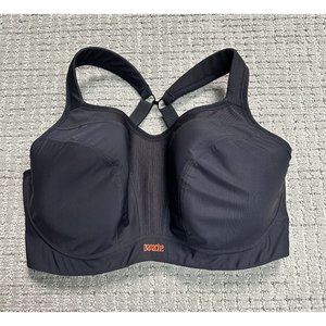 Panache Sports Bra Womens Underwire Convertible High Impact Black 32FF